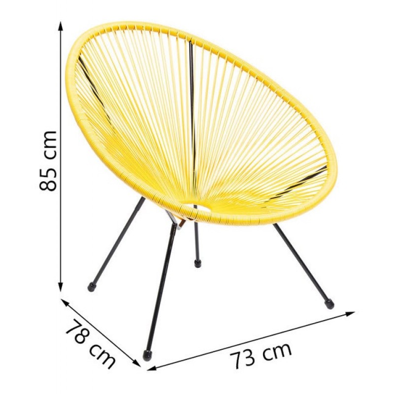 Armchair Acapulco Yellow